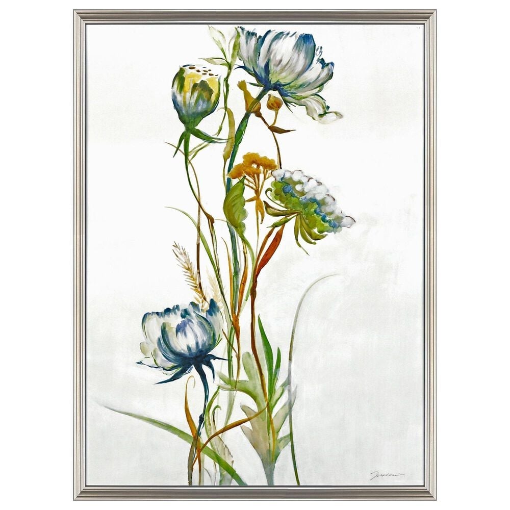 Paragon 32" x 42" Late Summer Wildflower I in Aged Silver, , large