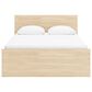 Ashley Onita Full Panel Platform Bed with 2 Side Storage in Natural, , large
