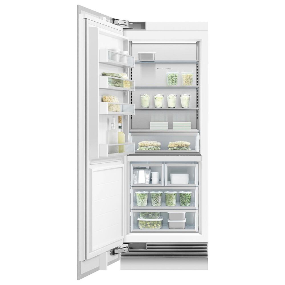Fisher &amp; Paykel 30" Integrated Column Freezer with Left Hinge in Stainless Steel, , large
