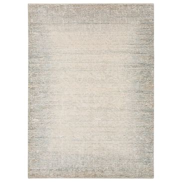 Karastan Solitude Mandawa 7"10" x 10"3" Cream Dark Grey Area Rug, , large
