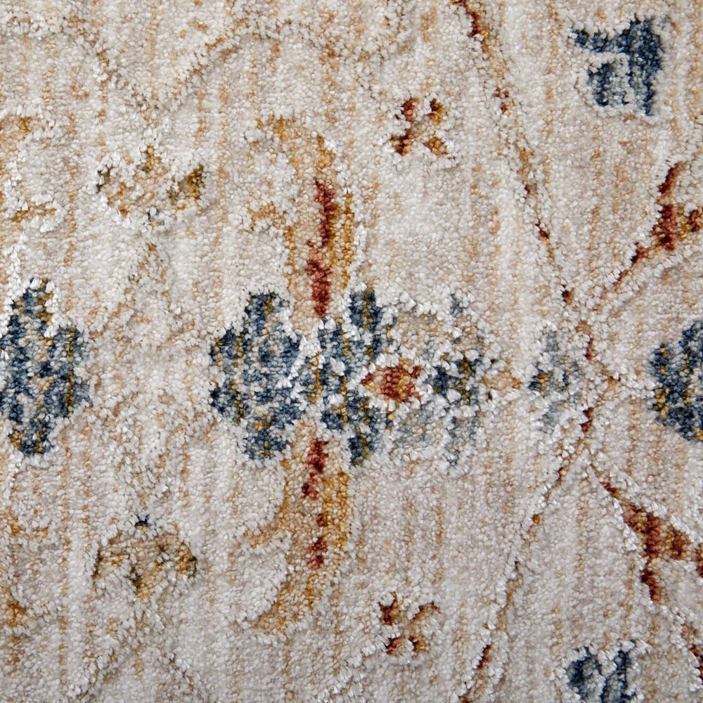 Feizy Pasha 6&#39;6&quot; x 9&#39;6&quot; Ivory and Blue Area Rug, , large