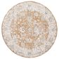 Surya Brunswick Light Brown, Cream, Medium Brown, Light Gray, Charcoal and Mustard 6"7" Round Area Rug, , large