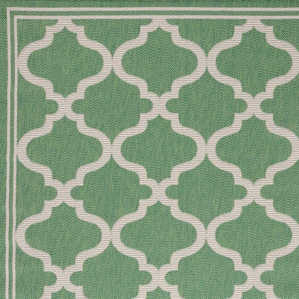 Safavieh Bermuda 9&#39; x 12&#39; Green and Beige Indoor/Outdoor Area Performance Rug, , large