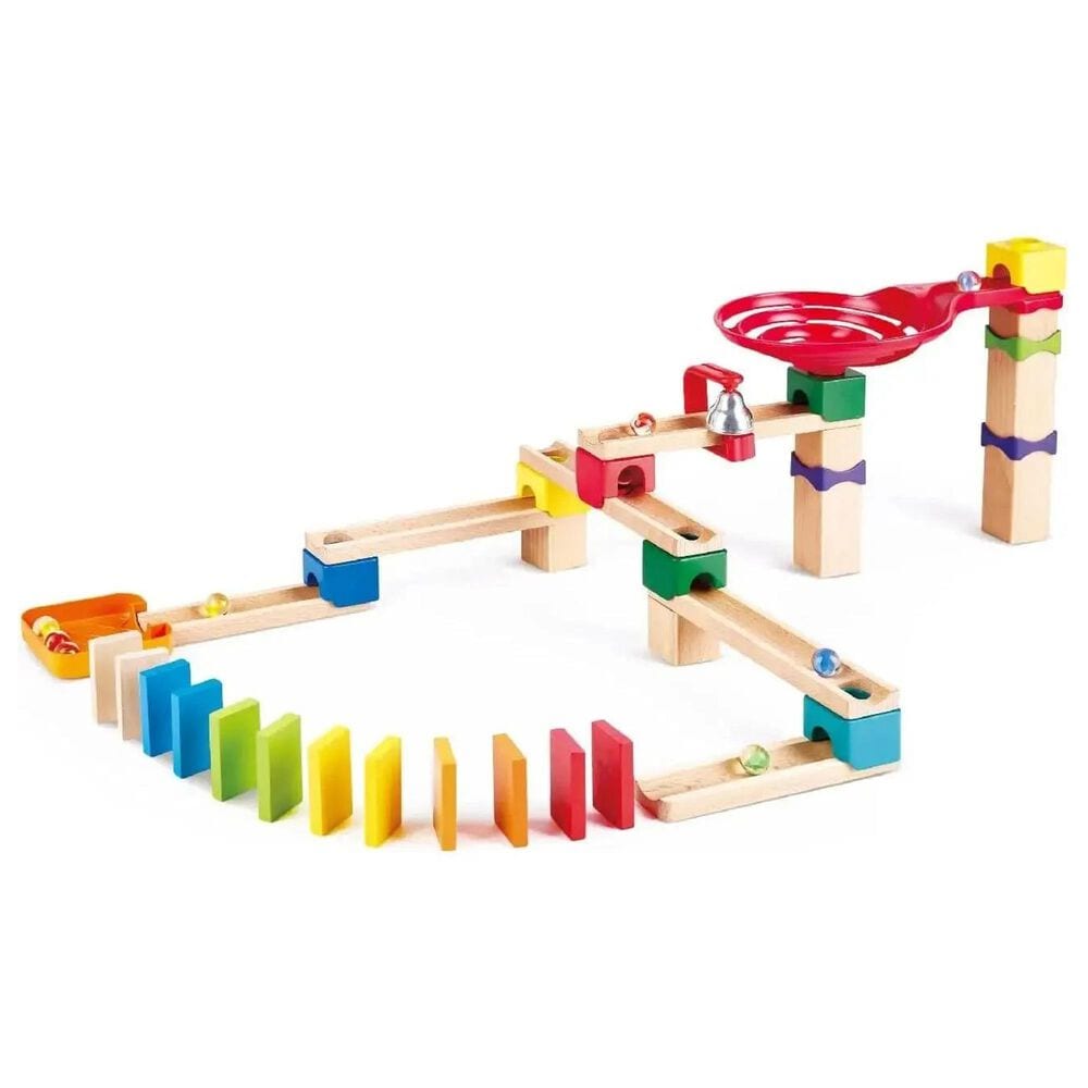 Hape Toys Crazy Rollers Stack Track Wooden DIY Marble Run Set, , large
