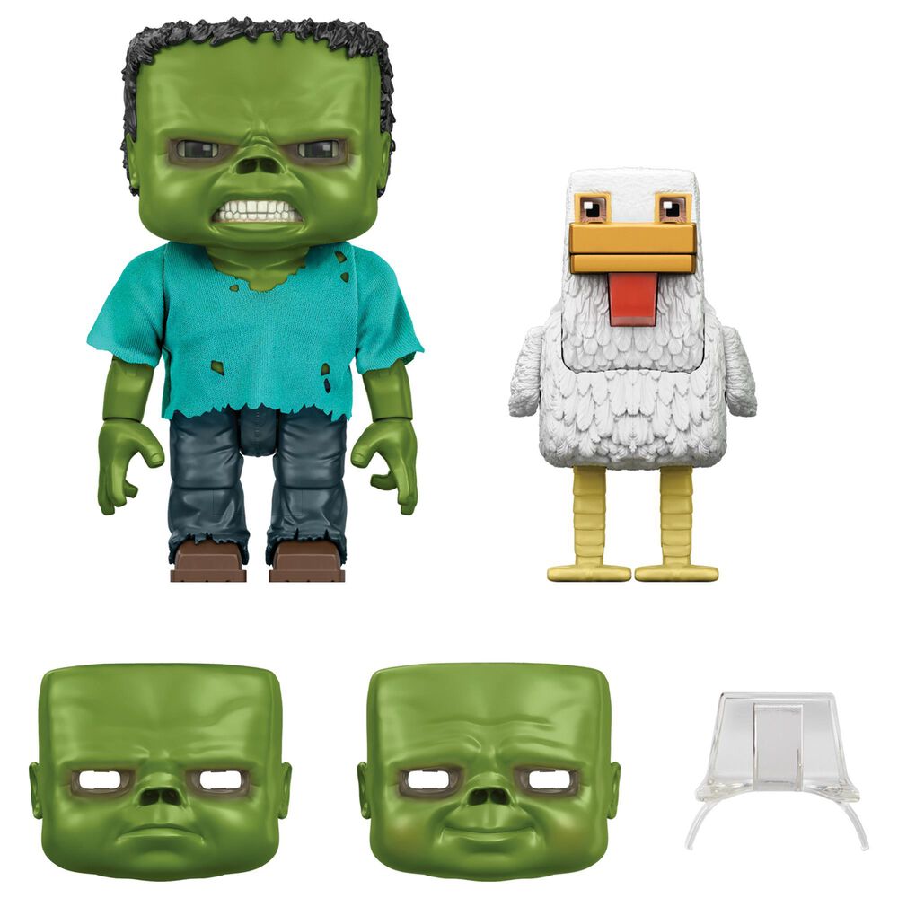 Minecraft Chicken Jockey and Baby Zombie, , large