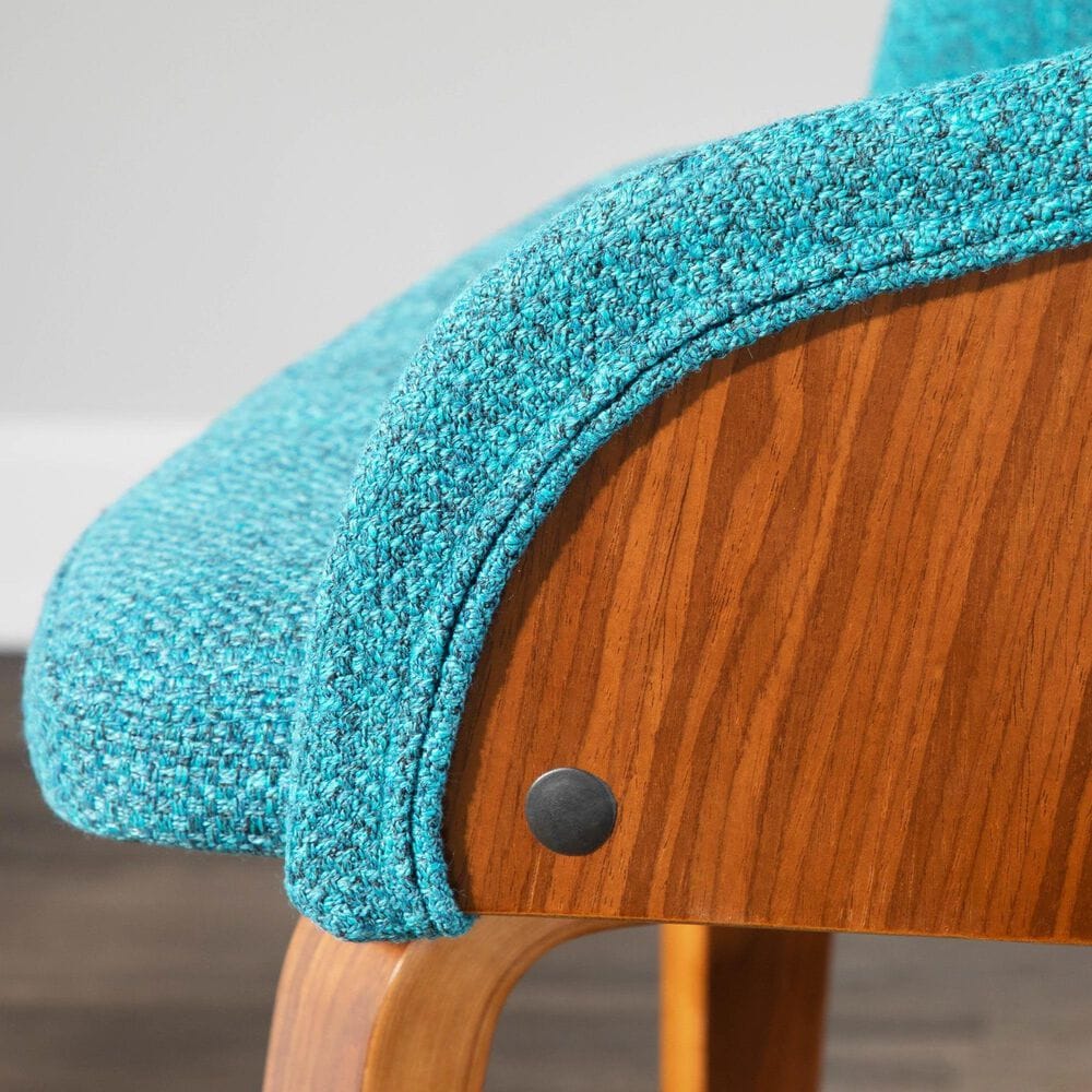 LumiSource Bacci Accent Chair in Teal, , large