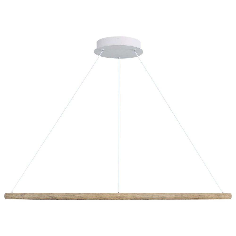 Golden Lighting Veritas 59" 1-Light Chandelier in Walnut, , large