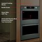 KitchenAid 2-Piece Kitchen Package with Juniper 30" Smart Double Wall Oven and Stainless Steel 30" Gas Cooktop, , large