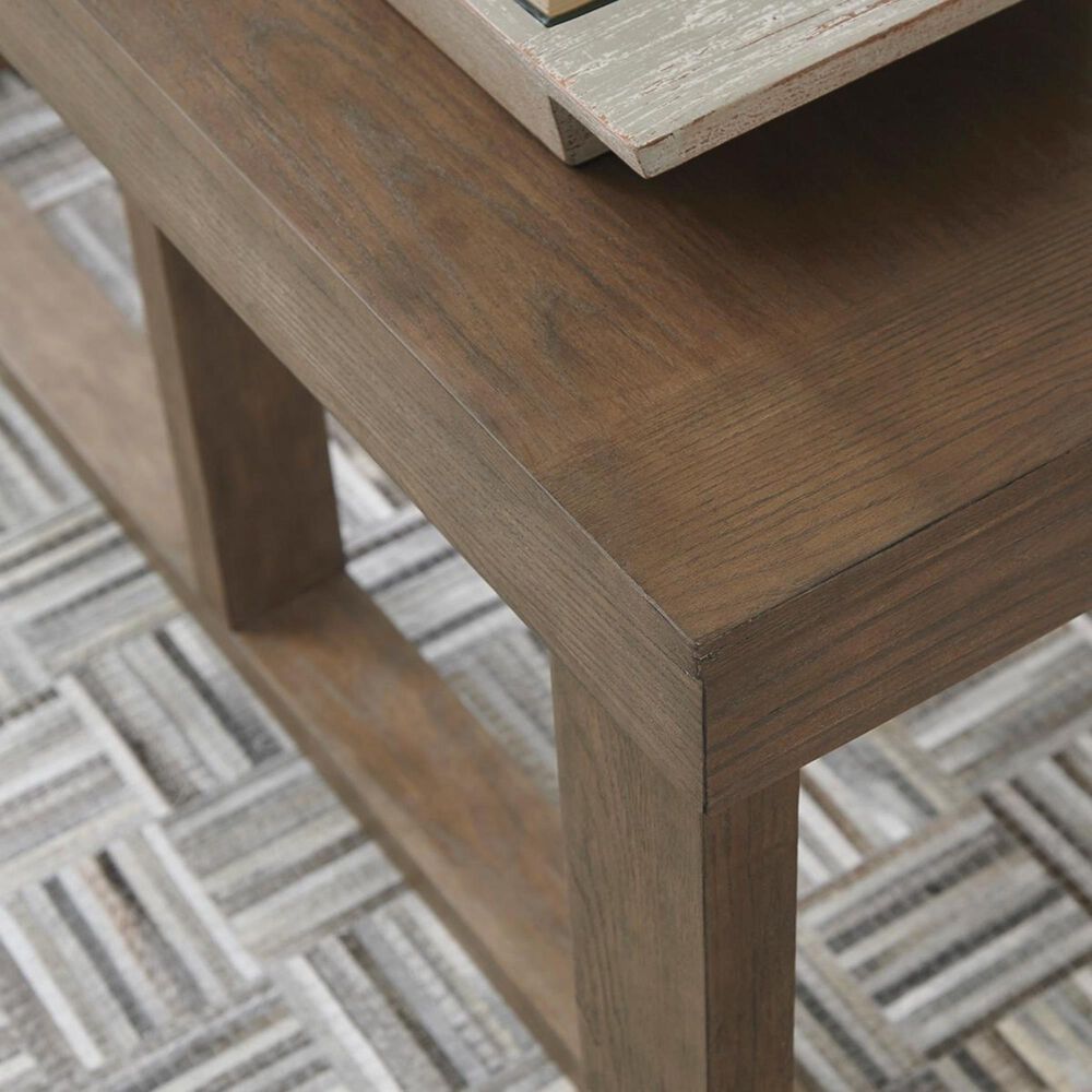 Ashley Cariton Sofa Table in Grayish Brown, , large
