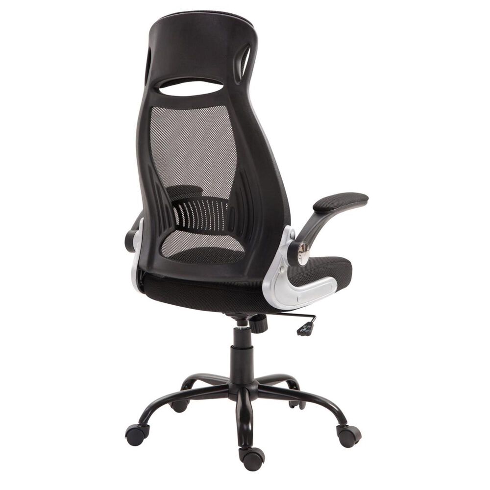 Modern Sleek Cushion Design Executive Black Office Chair - Bed