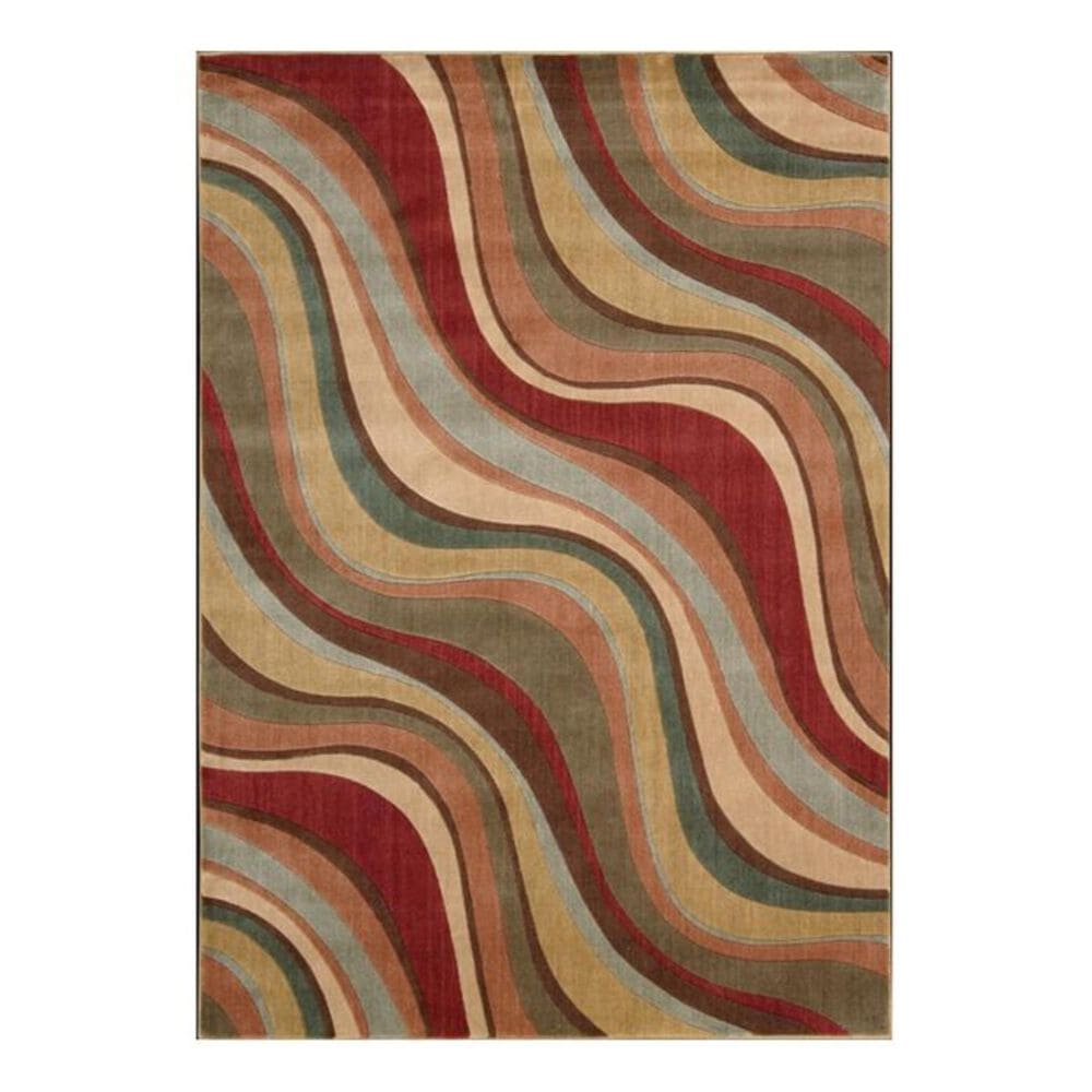 Nourison Somerset ST81-00487 5"6" x 7"5" Multicolor Area Rug, , large