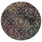 Safavieh Aria 6"6" Round Brown and Multicolor Area Rug, , large