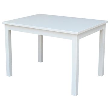 International Concepts Mission Juvenile Table in White, , large