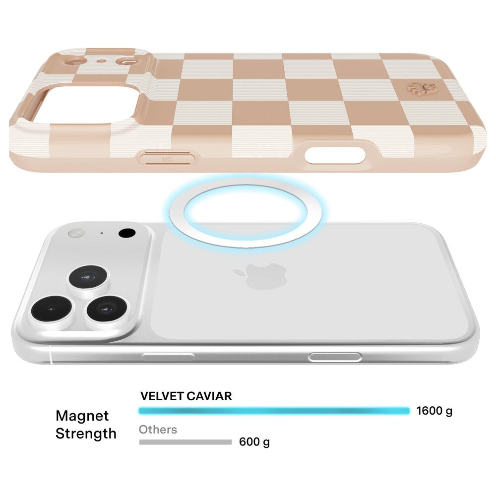 Velvet Caviar MagSafe Case for Apple iPhone 17 Pro Max in Nude Vibe Checker, , large