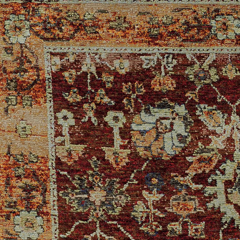 Oriental Weavers Andorra 7154A 2&#39;3&quot; x 8&#39; Red Runner, , large