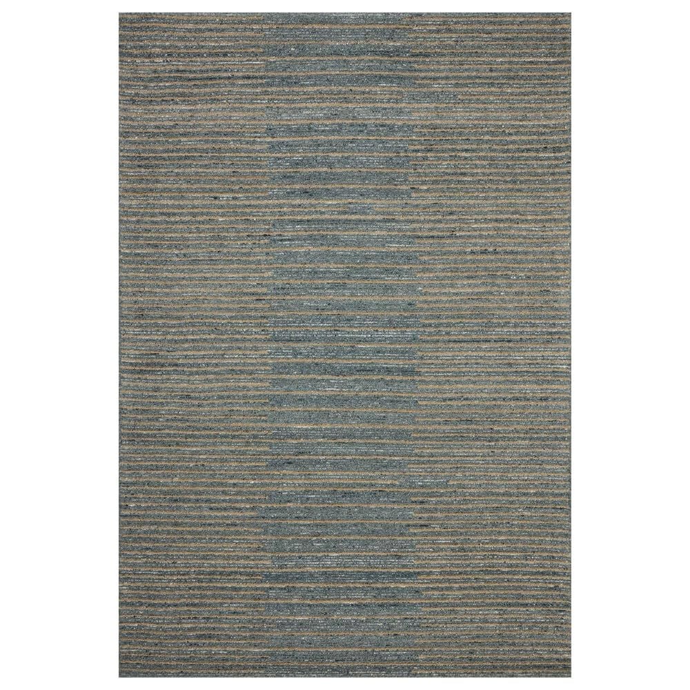 Loloi Elias Slate and Natural 3"6" x 5"6" Area Rug, , large