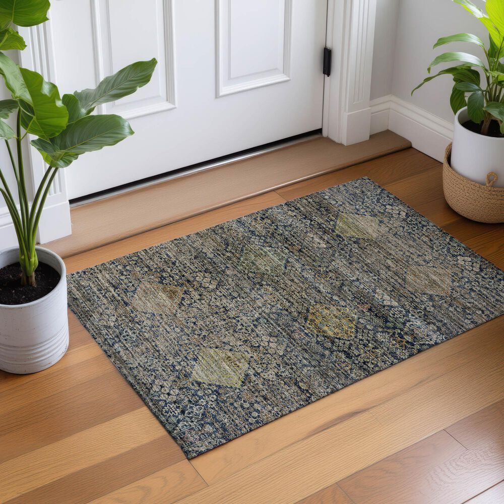 Dalyn Rug Company Aristo AR1 Navy 2'6" x 3"10" Area Rug, , large