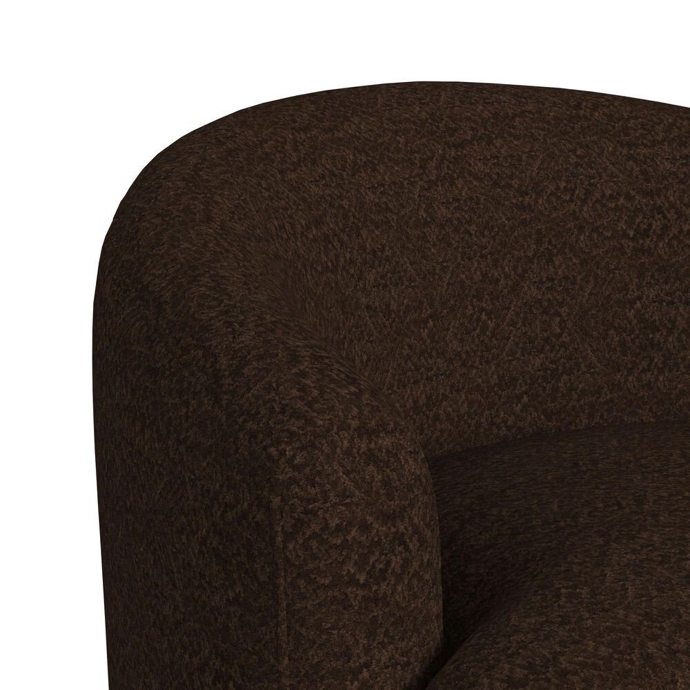 Mayberry Hill Mojave Swivel Chair in Chocolate, , large