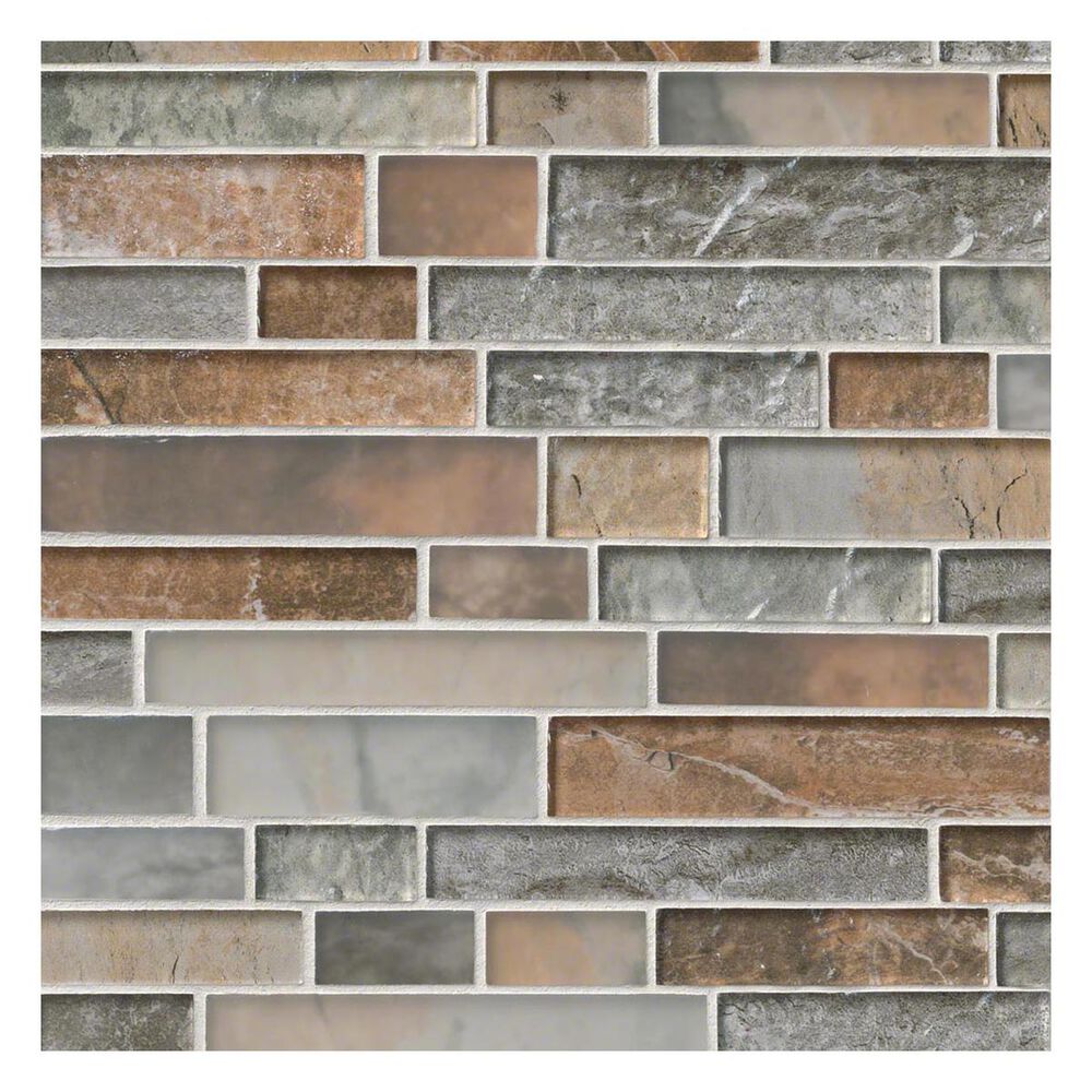 MS International Taos 12" x 12" Glass Mosaic Sheet, , large