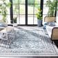 Safavieh Cabana CBN680N 8" x 10" Navy and Grey Indoor/Outdoor Area Performance Rug, , large