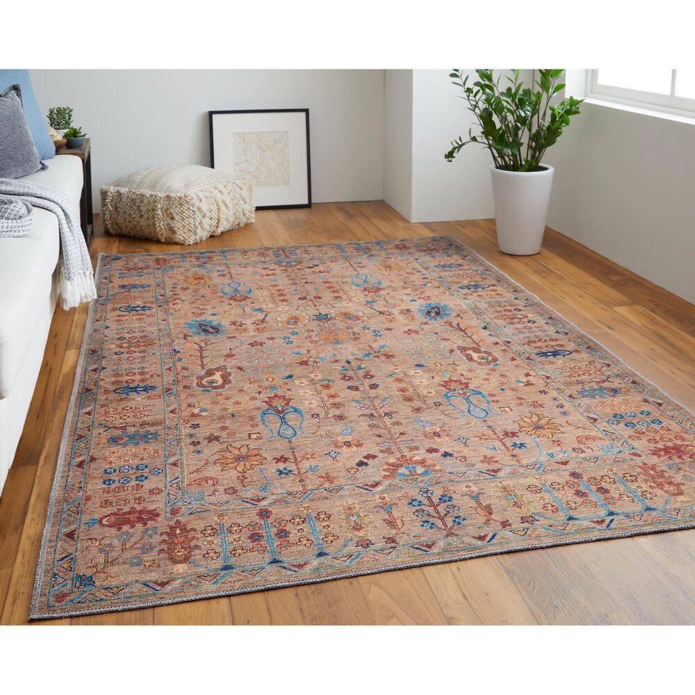 Feizy Rawlins 3&#39;11&quot; x 6&#39; Beige and Multicolor Area Rug, , large