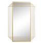 CosmoLiving by Cosmopolitan 24" x 36" Wall Mirror in Shiny Gold, , large