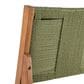 Hearth and Haven Outdoor Bar Stool with Green Wicker Back in Cream (Set of 2), , large