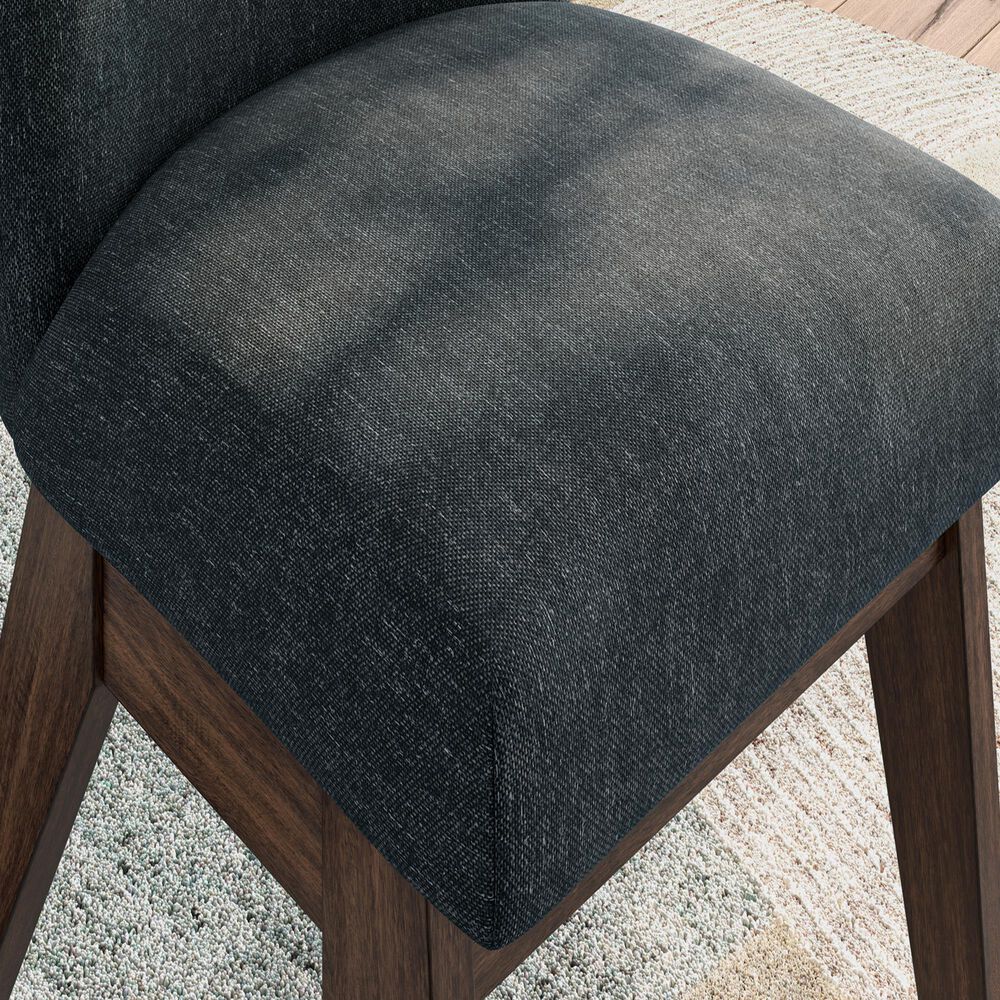 Ashley Dilenno Upholstered Dining Side Chair in Dark Brown, , large