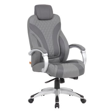 Regal Co. Executive Gaming Style Chair in Gray, , large