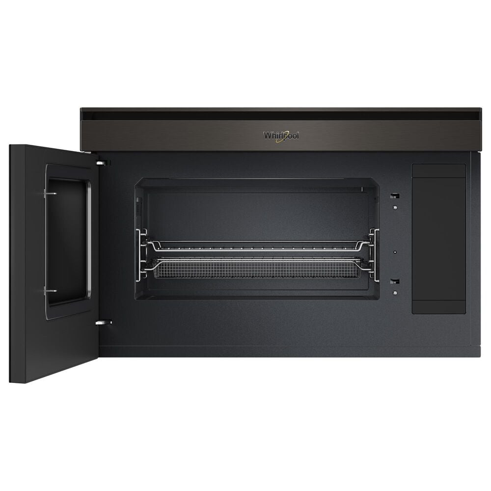 Whirlpool 1.1 Cu. Ft. Built-In Smart Multifunctional Microwave Oven with Air Fry in Black Stainless Steel, , large
