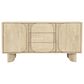 LH Imports Haru 3-Drawer Sideboard without Hutch in Sand Wash, , large
