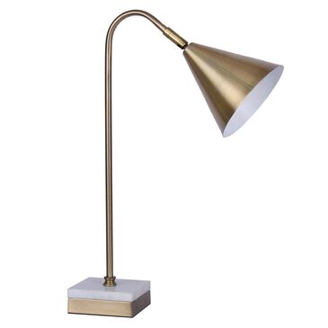 Living Essentials Desk Lamp in Brass, , large