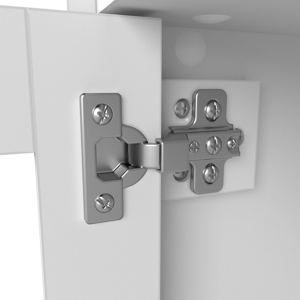 Bush Mayfield 60" TV Stand with Electric Fireplace in Shiplap Gray and