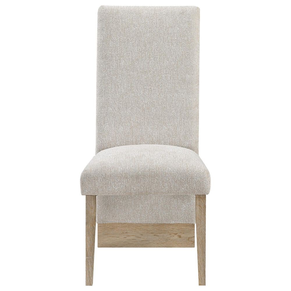 Modern Market Chanel Tufting Back Side Chair in Natural, , large