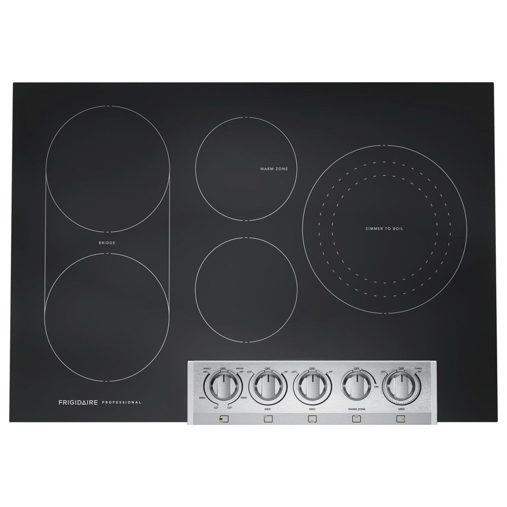 Frigidaire Professional Professional 2-Piece Kitchen Package with 30" Microwave Combination Wall Oven and 30" Electric Cooktop in Stainless Steel, , large