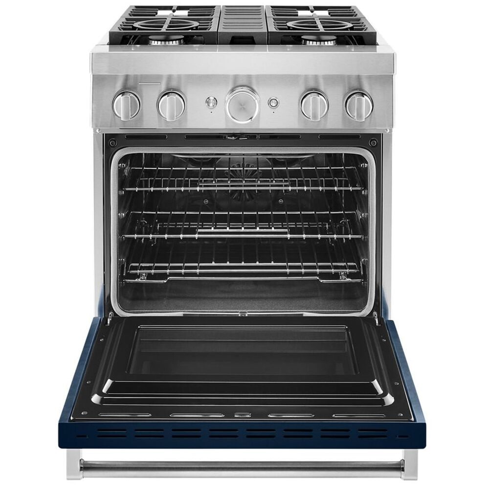 KitchenAid 30&quot; Professional Smart Dual Fuel Range in Ink Blue, , large