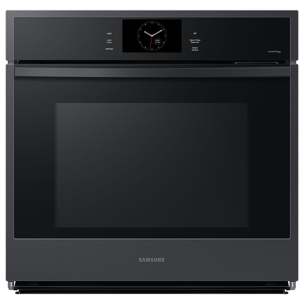 Samsung 2-Piece Kitchen Package with Matte Black 30&quot; Single Wall Oven and Stainless Steel 36&quot; Gas Cooktop, , large