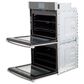 GE Profile 2-Piece Kitchen Package with Stainless Steel 30" Smart Built-In Double Wall Oven and Black 30" Energy Star Induction Cooktop, , large