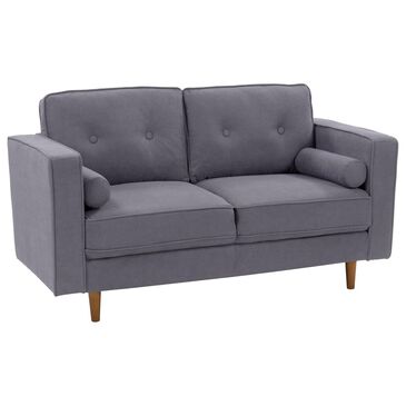 CorLiving Mulberry Stationary Loveseat in Grey, , large