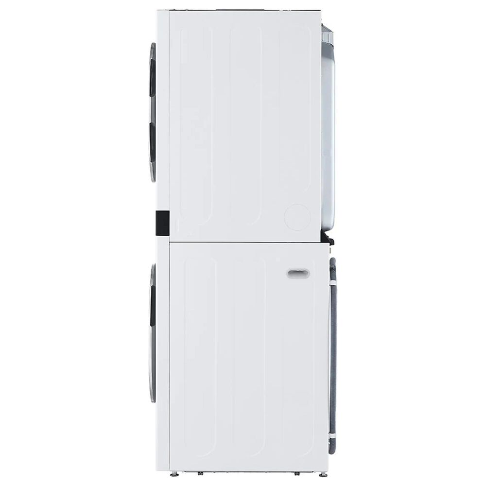 LG WashTower with Center Control 4.5 Cu. Ft. Washer and 7.4 Cu. Ft. Electric Dryer in White, , large