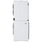 LG WashTower with Center Control 4.5 Cu. Ft. Washer and 7.4 Cu. Ft. Electric Dryer in White, , large