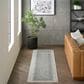 Nourison Grand Street Light Grey 2"2" x 10" Runner, , large