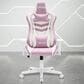 Rta Products Llc Pastel Gaming Chair in Pink and White, , large