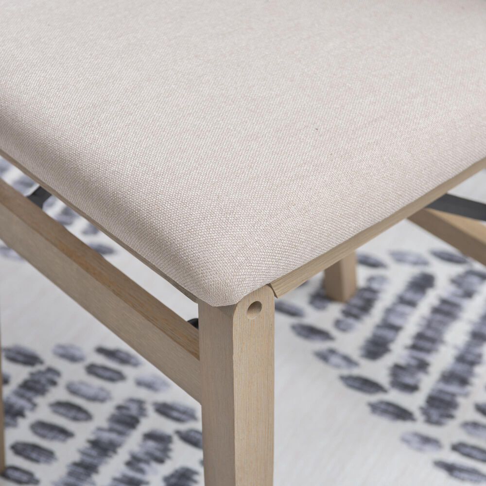 Linon Home Decor Keira Folding Chair in Grey Wash (Set of 2), , large