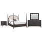 Hooker Furniture Americana 4-Piece King Bedroom Set in Black, , large