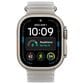 Apple Watch Ultra 4 (GPS + Cellular) 49mm Natural Titanium Case with Translucent Gray Ocean Band, , large