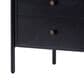 Four Hands Soto Metal 3-Drawer Nightstand in Black, , large