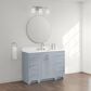 37B Lucerne 48" Single Bathroom Vanity in Soft Blue with Marble Top and Backsplash, , large
