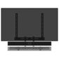 Kanto Premium Universal Sound Bar and TV Wall Mount Bracket in Black, , large
