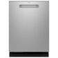 GE Profile 24" Built-In Pocket Handle Dishwasher with 42 dBA in Fingerprint Resistant Stainless Steel, , large